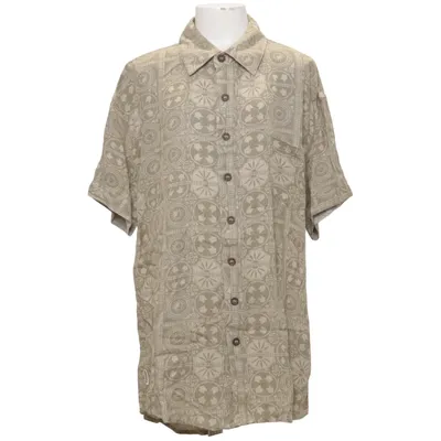 Kortärmad skjorta (Beige) från Ghanda Viskos