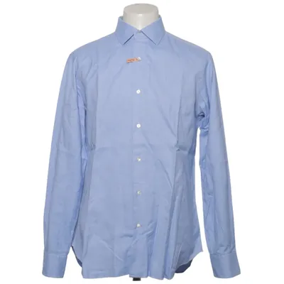 Shirt (Blauw) van Barba Napoli Katoen