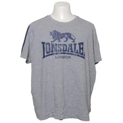 T-shirt (Gris, Bleu) de Lonsdale Coton, Viscose