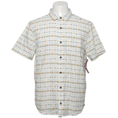 Korte mouwen shirt (Wit, Meerkleurig) van Sherpa Gerecycled katoen, Gerecycled polyester