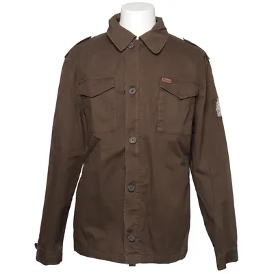 Safari jacket (Brown) from Roots Cotton, Polyester