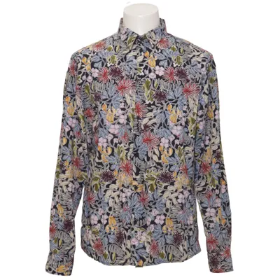 Shirt (Blauw, Meerkleurig) van H&M Katoen, Viscose