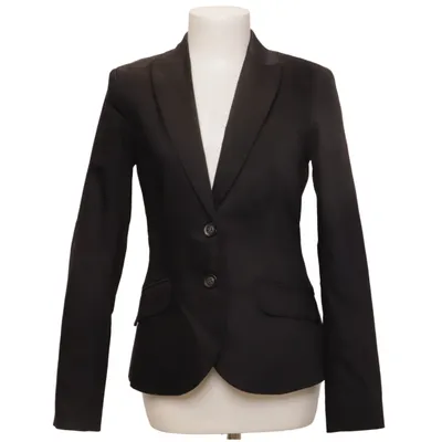 Blazer (Black) from Summum Cotton, Elastane, Polyamide, Polyester