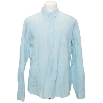 Shirt (Blauw) van Nils Sundström Katoen, Linnen