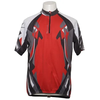 Cykeltröja (Röd, Grå, Svart) från Decathlon Creation Elastan, Polyester