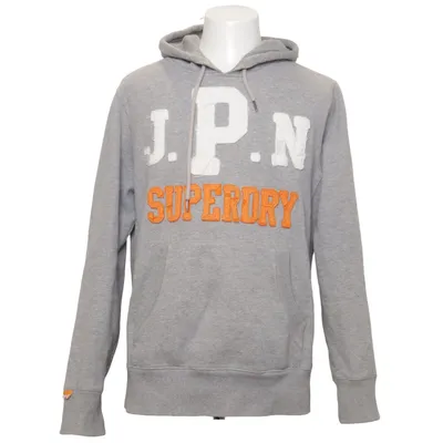 Huvtröja (Grå) från Superdry Bomull, Polyester