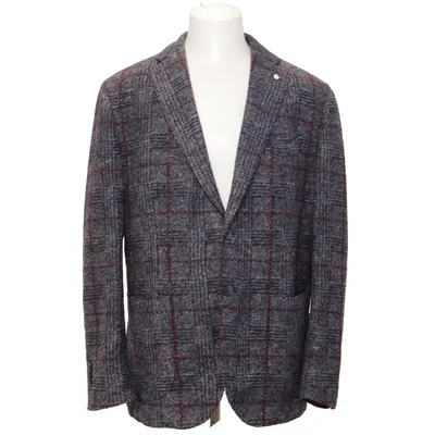 Blazer (Blå, Flerfarvet) fra L.B.M. 1911 Polyester, Viscose, Uld