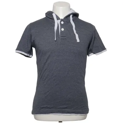 Short sleeve hoodie (Blue, White) from Grin & Bear