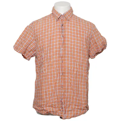 Kortærmet skjorte (Orange, Blå, Hvid) fra Hechter Linned