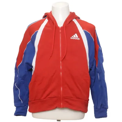Hættetrøje (Rød, Blå, Hvid) fra Adidas Bomuld