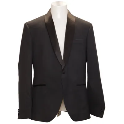 Smokingblazer (Sort) fra Isaac Dewhirst Elastan, Polyester, Viscose