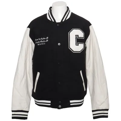 Varsity-jack (Zwart, Wit) van Chapter Elastaan, Polyester, Polyurethaan, Viscose