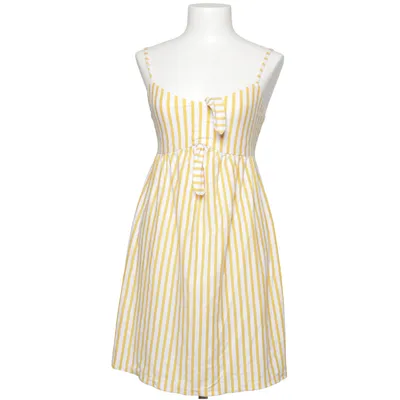 Dress (Yellow, White) from ASOS Cotton, Polyester