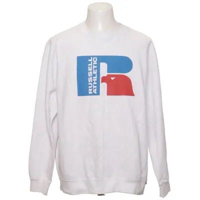 Sweatshirt (White, Multicolored) from Russell Athletic Cotton, Polyester