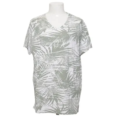 T-shirt (Grøn, Hvid) fra Livergy Bomuld