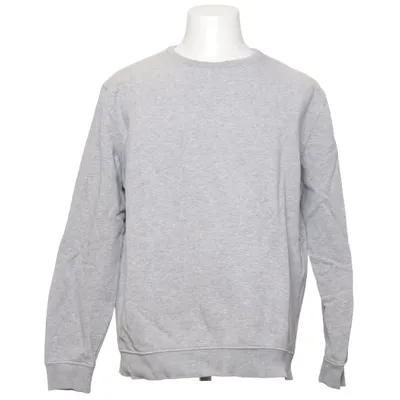Collegetröja (Grå) från Nolabel Ekologisk bomull, Återvunnen polyester