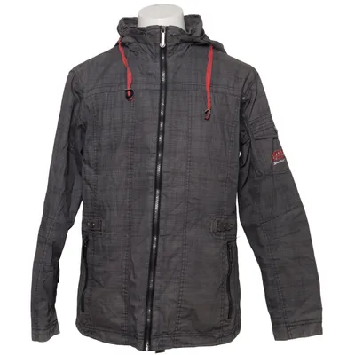 Allwetterjacke (Grau) von G.I.G.A. DX Baumwolle, Polyester
