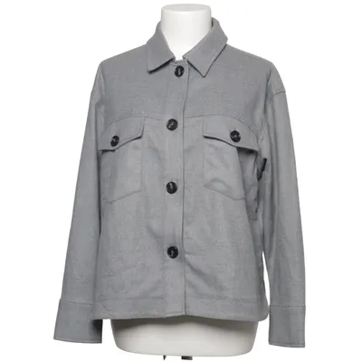 Överskjorta (Grå) från Zero Elastan, Polyester, Viskos