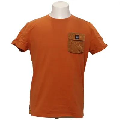 T-shirt (Oranje) van Weekend Offender Katoen