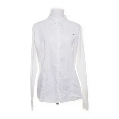 Shirt (Wit) van Napapijri Katoen, Elastaan