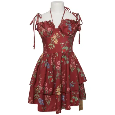 Dress (Red, Multicolored) from Cider Polyester