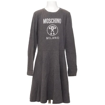 Klänning (Grå) från Moschino Teen Bomull, Elastan