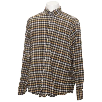 Chemise en flanelle (Jaune, Noir, Blanc) de Claudio Campione Coton