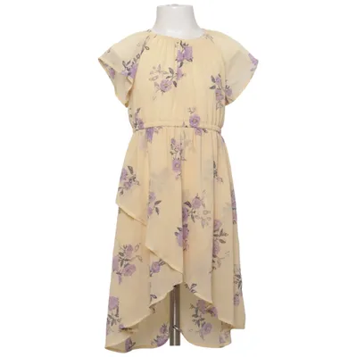 Dress (Yellow, Purple, Multicolored) from Lindex Kids Polyester