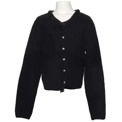 Cardigan (Noir) de Huber Acrylique, Coton