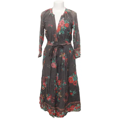 Wickelkleid (Grau, Mehrfarbig) von Leon & Harper Baumwolle