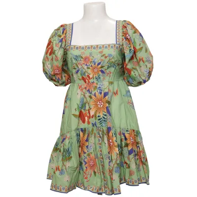 Dress (Green, Multicolored) from Farm Rio Cotton