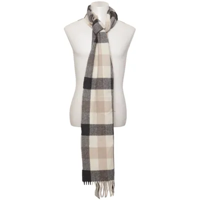 Scarf (Beige, Gray, White) from Foxford Wool