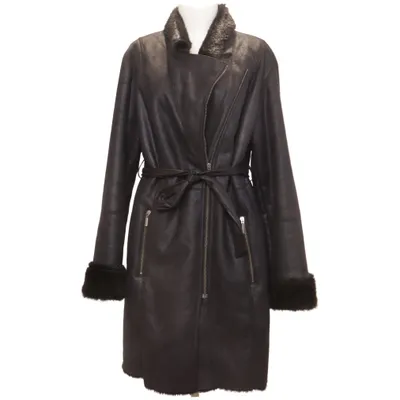 Shearling jacket (Black) from Ricarda M Polyester