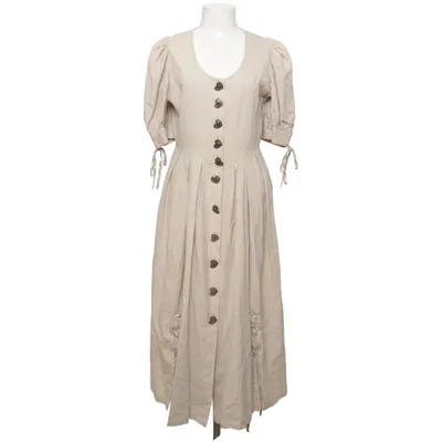 Dirndl (Brown, Beige) from Joyline Cotton, Linen