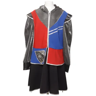 Maskeradkläder (Svart, Röd, Blå) från Deiters Polyester
