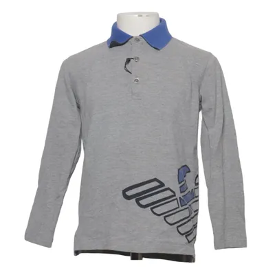 Rugby shirt (Grijs, Blauw) van Armani Junior Katoen, Elastaan
