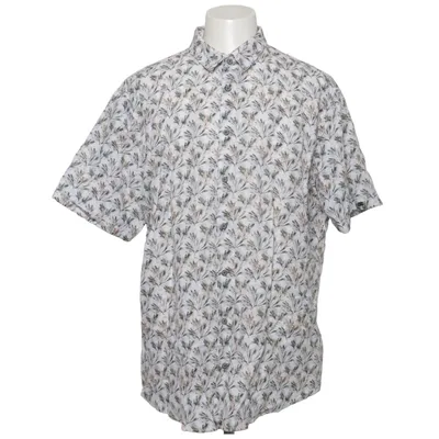 Korte mouwen shirt (Wit, Meerkleurig) van No Excess Katoen, Linnen
