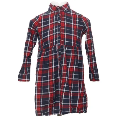 Shirt dress (Red, Blue, White) from Vertbaudet Cotton