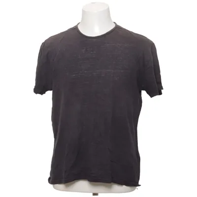 T-shirt (Grijs) van Roberto Collina Katoen, Tencel
