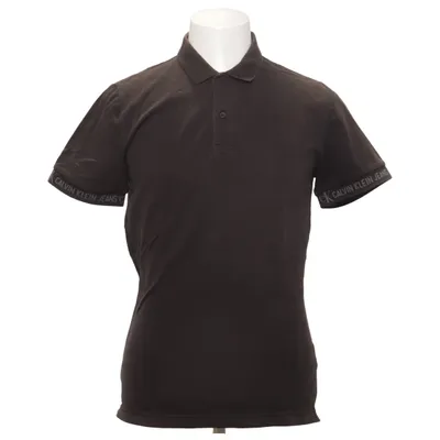 Polo (Noir) de Calvin Klein Jeans Coton, Élasthane