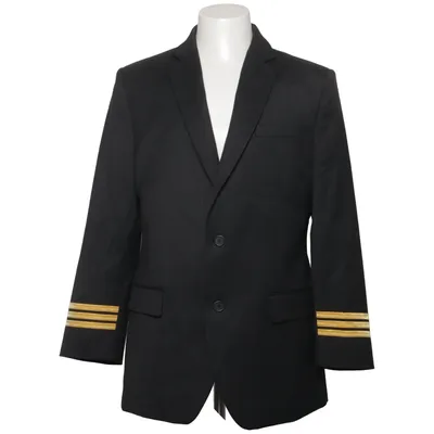 Blazer (Zwart) van Olino Elastaan, Polyester, Wol