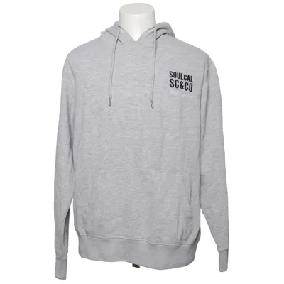 Capuchon sweater (Grijs) van Soulcal & Co Katoen, Polyester