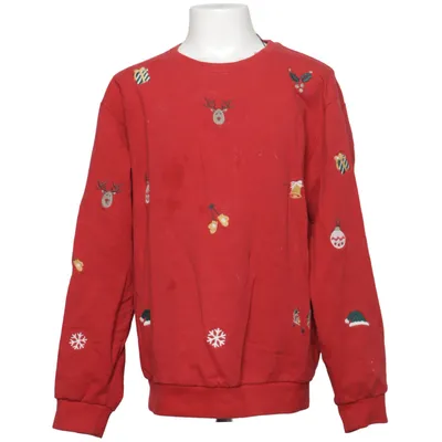 Christmas sweater (Red, Multicolored) from Name It Elastane, Organic cotton