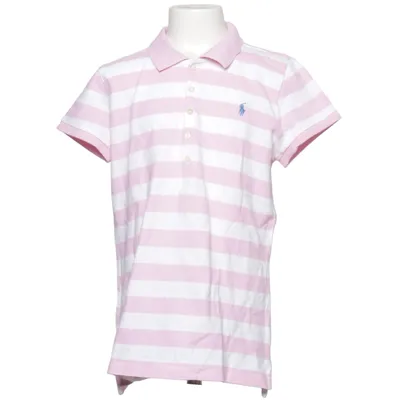 Pikétröja (Rosa, Vit) från Ralph Lauren Bomull, Elastan