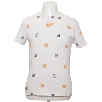 T-shirt (White, Black, Orange) from Swiss Engineering Cotton