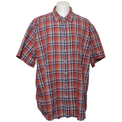 Chemise à manches courtes (Rouge, Bleu, Blanc) de Big Fashion Coton, Polyester