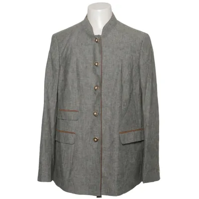 Blazer (Gray) from Alpin de Luxe Cotton, Linen, Polyester