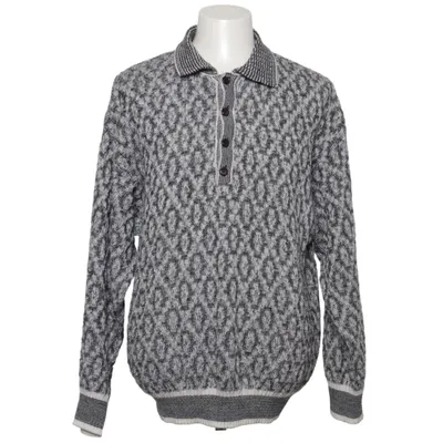 Norwegerpullover (Grau, Weiß, Schwarz) von New Fast Acryl, Wolle