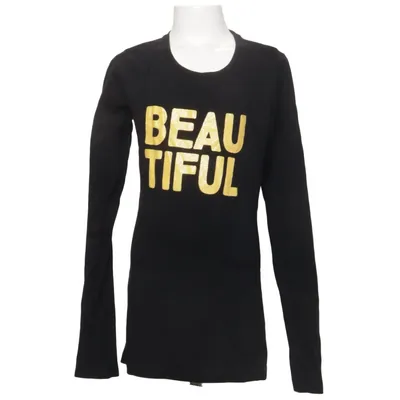 Long sleeve T-shirt (Black, Yellow) from Zeeman Cotton