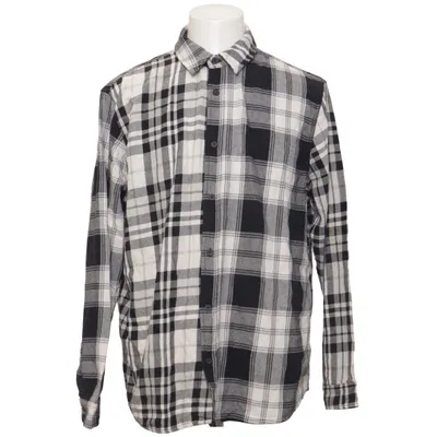 Flanellhemd (Schwarz, Weiß) von Zara Baumwolle